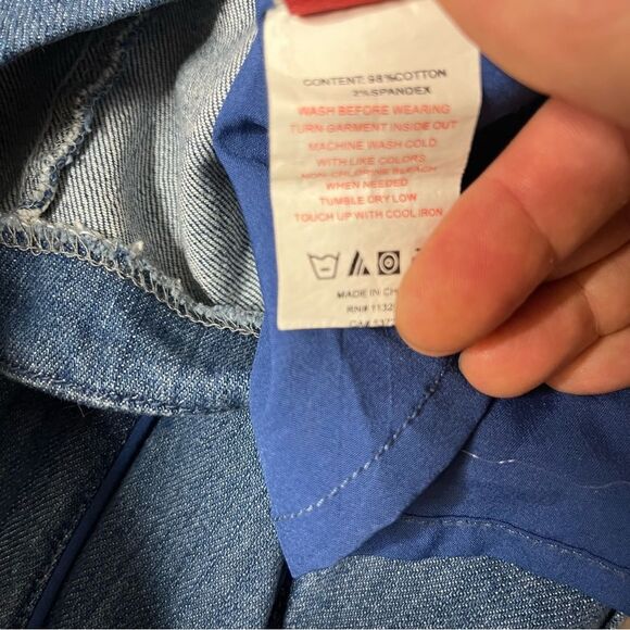 APPLE BOTTOMS Blue Jean Dress Denim Strapless Y2K Size Small VINTAGE